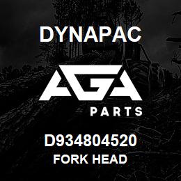 D934804520 Dynapac FORK HEAD | AGA Parts