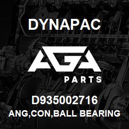 D935002716 Dynapac ANG,CON,BALL BEARING | AGA Parts