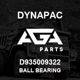 D935009322 Dynapac BALL BEARING | AGA Parts