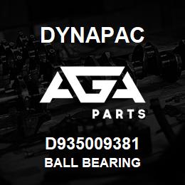 D935009381 Dynapac BALL BEARING | AGA Parts