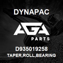 D935019258 Dynapac TAPER,ROLL,BEARING | AGA Parts