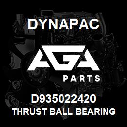 D935022420 Dynapac THRUST BALL BEARING | AGA Parts