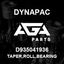 D935041936 Dynapac TAPER,ROLL,BEARING | AGA Parts