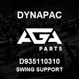 D935110310 Dynapac SWING SUPPORT | AGA Parts