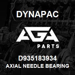 D935183934 Dynapac AXIAL NEEDLE BEARING | AGA Parts