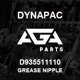 D935511110 Dynapac GREASE NIPPLE | AGA Parts