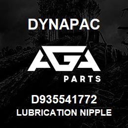 D935541772 Dynapac LUBRICATION NIPPLE | AGA Parts