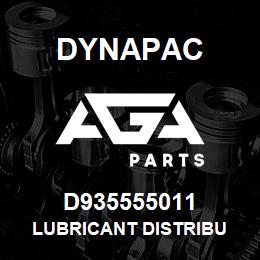 D935555011 Dynapac LUBRICANT DISTRIBU | AGA Parts