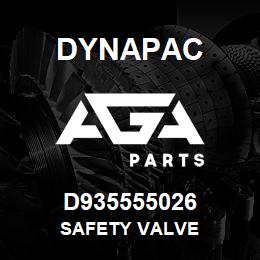 D935555026 Dynapac SAFETY VALVE | AGA Parts