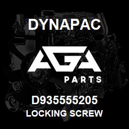 D935555205 Dynapac LOCKING SCREW | AGA Parts