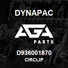 D936001870 Dynapac CIRCLIP | AGA Parts