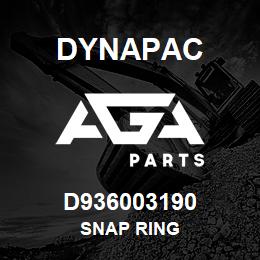 D936003190 Dynapac SNAP RING | AGA Parts