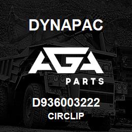 D936003222 Dynapac CIRCLIP | AGA Parts