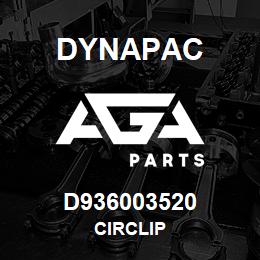 D936003520 Dynapac CIRCLIP | AGA Parts