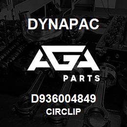 D936004849 Dynapac CIRCLIP | AGA Parts