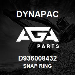 D936008432 Dynapac SNAP RING | AGA Parts