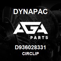 D936028331 Dynapac CIRCLIP | AGA Parts