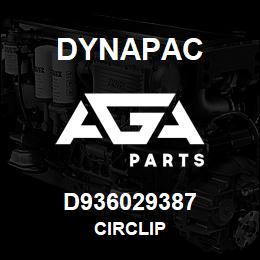 D936029387 Dynapac CIRCLIP | AGA Parts