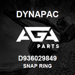 D936029849 Dynapac SNAP RING | AGA Parts