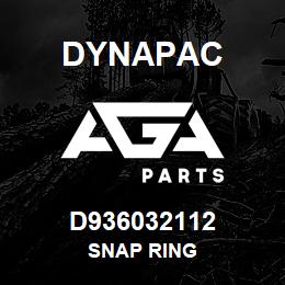 D936032112 Dynapac SNAP RING | AGA Parts