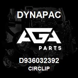 D936032392 Dynapac CIRCLIP | AGA Parts