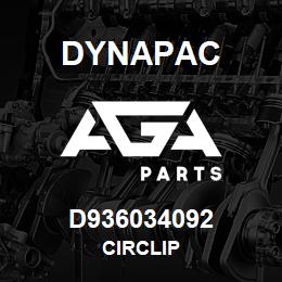 D936034092 Dynapac CIRCLIP | AGA Parts