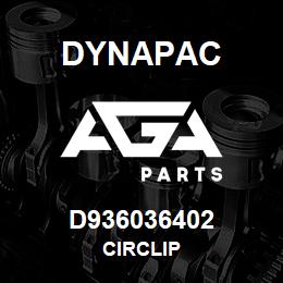 D936036402 Dynapac CIRCLIP | AGA Parts