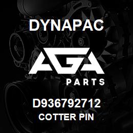 D936792712 Dynapac COTTER PIN | AGA Parts