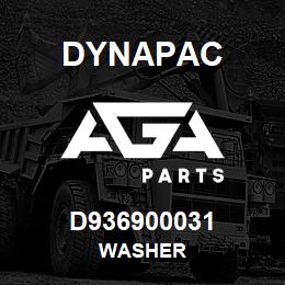 D936900031 Dynapac WASHER | AGA Parts