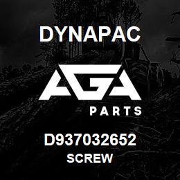 D937032652 Dynapac SCREW | AGA Parts