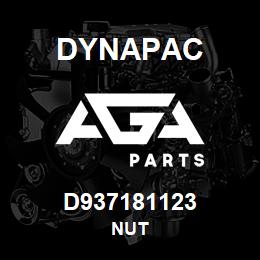 D937181123 Dynapac NUT | AGA Parts