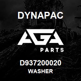 D937200020 Dynapac WASHER | AGA Parts