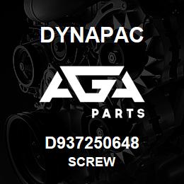 D937250648 Dynapac SCREW | AGA Parts