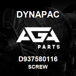 D937580116 Dynapac SCREW | AGA Parts