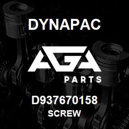 D937670158 Dynapac SCREW | AGA Parts