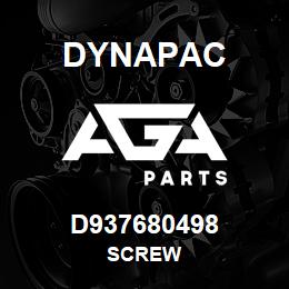 D937680498 Dynapac SCREW | AGA Parts