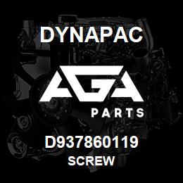 D937860119 Dynapac SCREW | AGA Parts