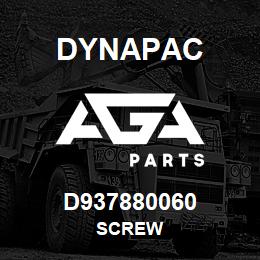 D937880060 Dynapac SCREW | AGA Parts