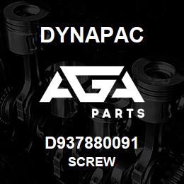 D937880091 Dynapac SCREW | AGA Parts