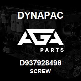 D937928496 Dynapac SCREW | AGA Parts