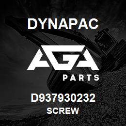 D937930232 Dynapac SCREW | AGA Parts