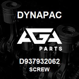 D937932062 Dynapac SCREW | AGA Parts