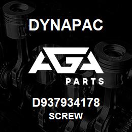 D937934178 Dynapac SCREW | AGA Parts