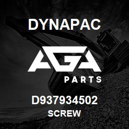 D937934502 Dynapac SCREW | AGA Parts