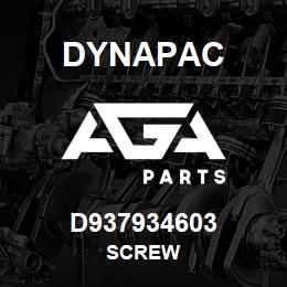 D937934603 Dynapac SCREW | AGA Parts