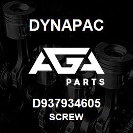 D937934605 Dynapac SCREW | AGA Parts