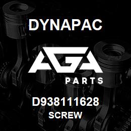 D938111628 Dynapac SCREW | AGA Parts