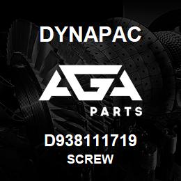 D938111719 Dynapac SCREW | AGA Parts