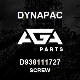 D938111727 Dynapac SCREW | AGA Parts