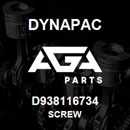 D938116734 Dynapac SCREW | AGA Parts